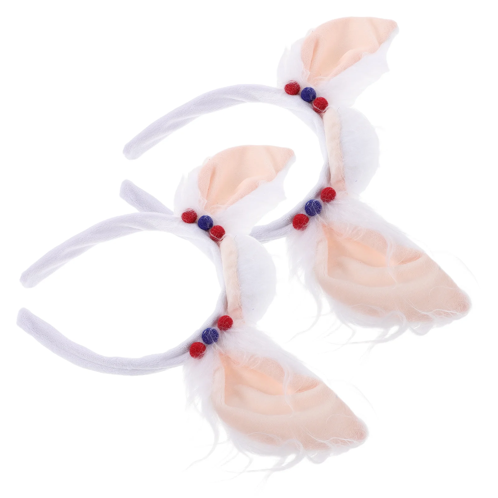 

2pcs Alpaca Ears Headband Animal Cosplay Costume For Adults Party Zoo Christmas Halloween Dress Up Game Animal Ear