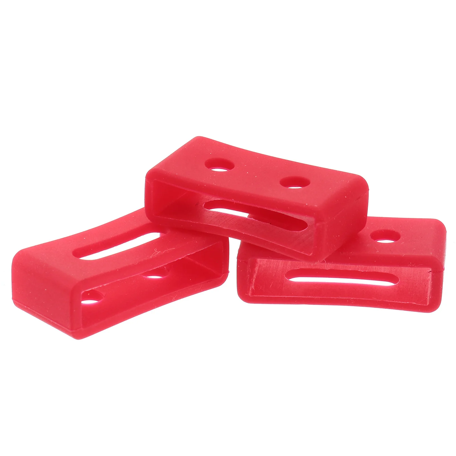 3 pezzi anelli per cinturini in silicone anelli di fissaggio di ricambio per Ga110 Ba colore brillante flessibile robusto facile installazione 22 mm rosso