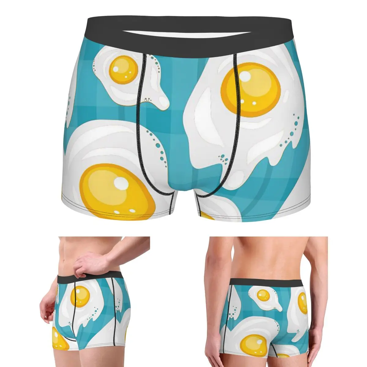 

Трусы-боксеры, шорты Kawaii Fried Egg (2) Трусики, мужское мягкое нижнее белье для мужчин, подарки бойфренду