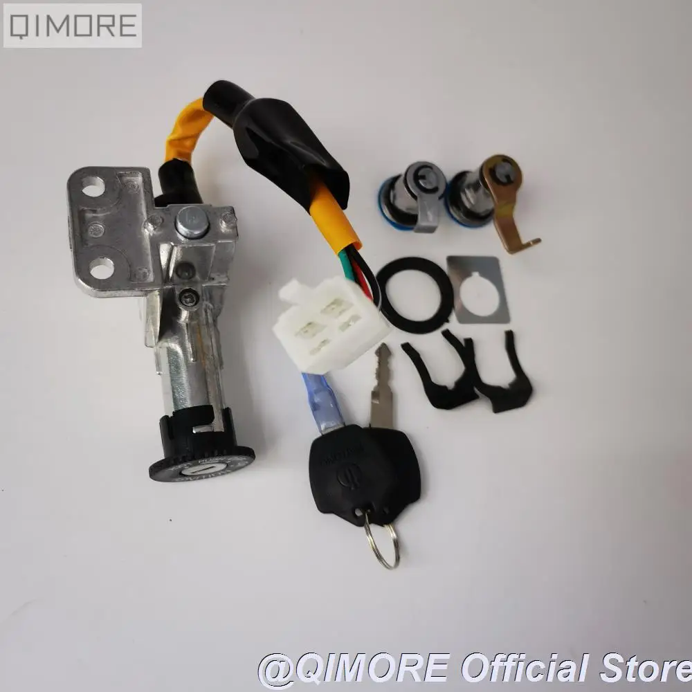 Ignition Lock Key Set for ScooterTank Sporty 150, Roketa Bahama 50, Sunl VIP Future Champion, Jonway Lambda 150