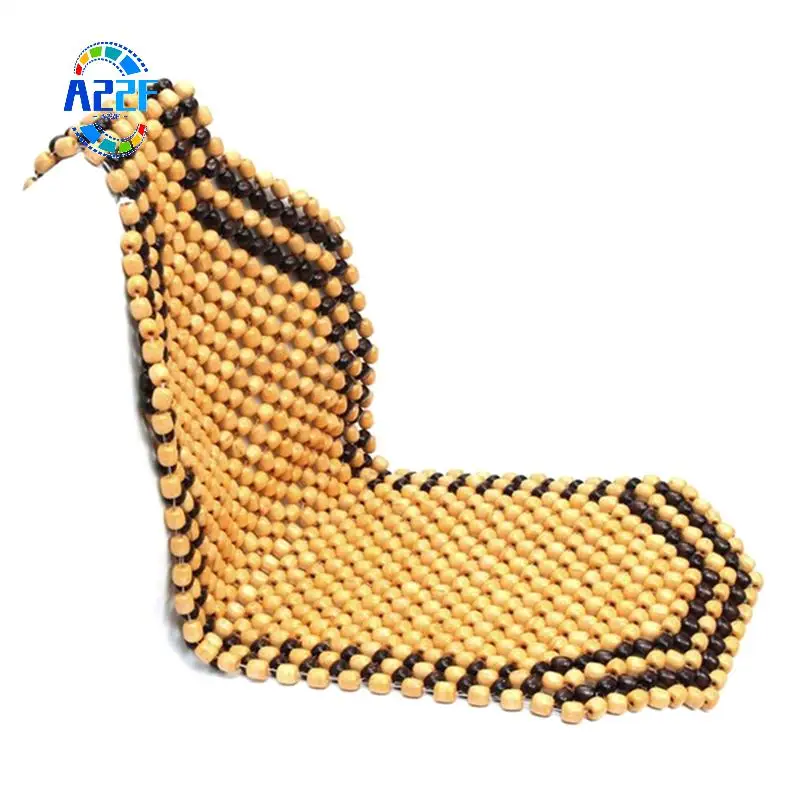 

A22F-автомобильная летняя подушка, чехол на сиденье, крутой деревянный чехол на сиденье с бусинами, массажная подушка, чехол на стул, автомобильный офис, дом, универсальный