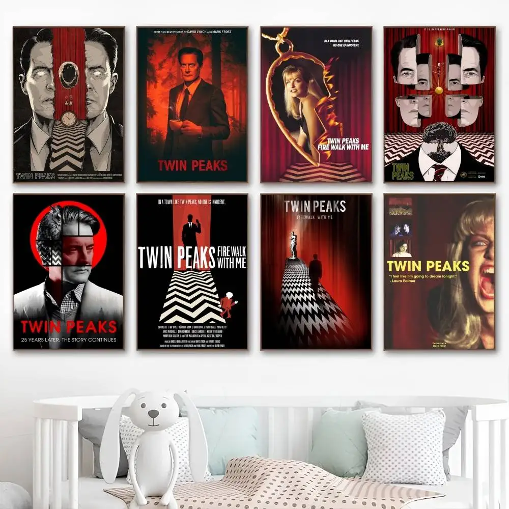 Twin Peaks TV Series Shows Classic Movie Classic Vintage Posters Vintage Room Home Bar Cafe Decor Nordic Home Decor
