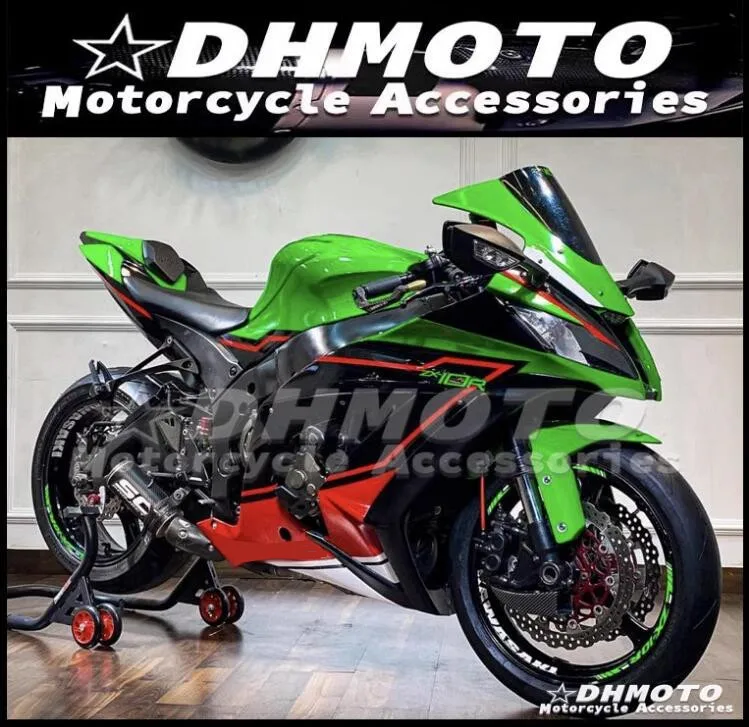 

Комплект обтекателей для мотора из АБС-пластика, 4 подарка, подходит для KAWASAKI ZX-10R ZX10R 2011 2012 2013 2014 11 12 13 14 15, комплект кузова, зеленый, красный