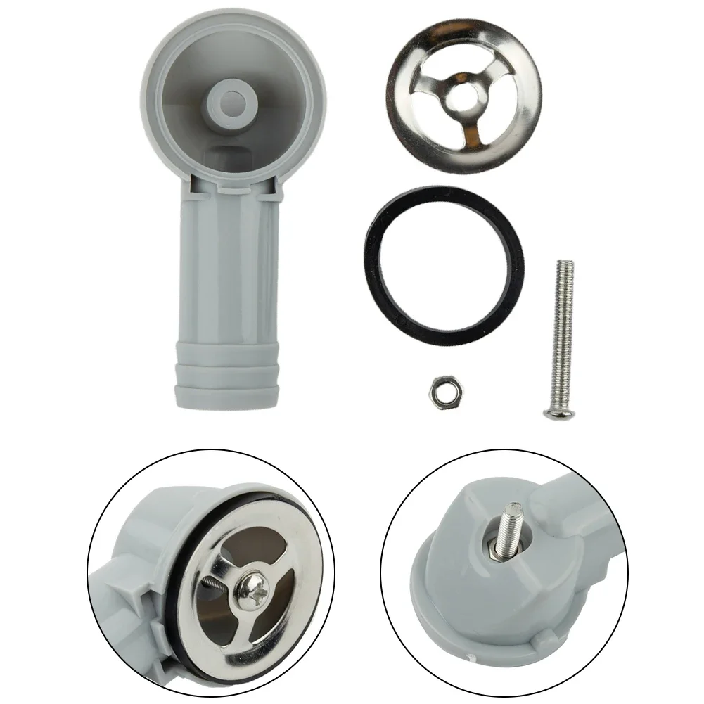 1pcs Brand New Waste Overflow Tap Kitchen Sinks Seal Waste Bung Spares Kitchen Sink Overflow Pipe Overflow Tap