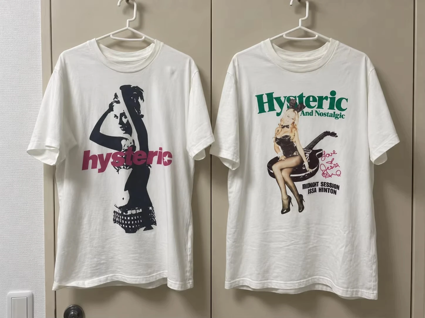 2026 New Hysteric Glamour Family Matching Oversized Unisex TShirt Streetwear Vintage Lady Portrait Graphic Tee Retro Sleeve Tops