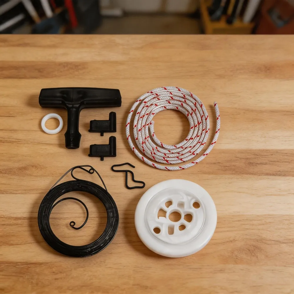 Starter Pulley Replacement Recoil Starter Kit Materials Complete for chainsaw Repair Kit Repair Kit 10*5*5cm Starter