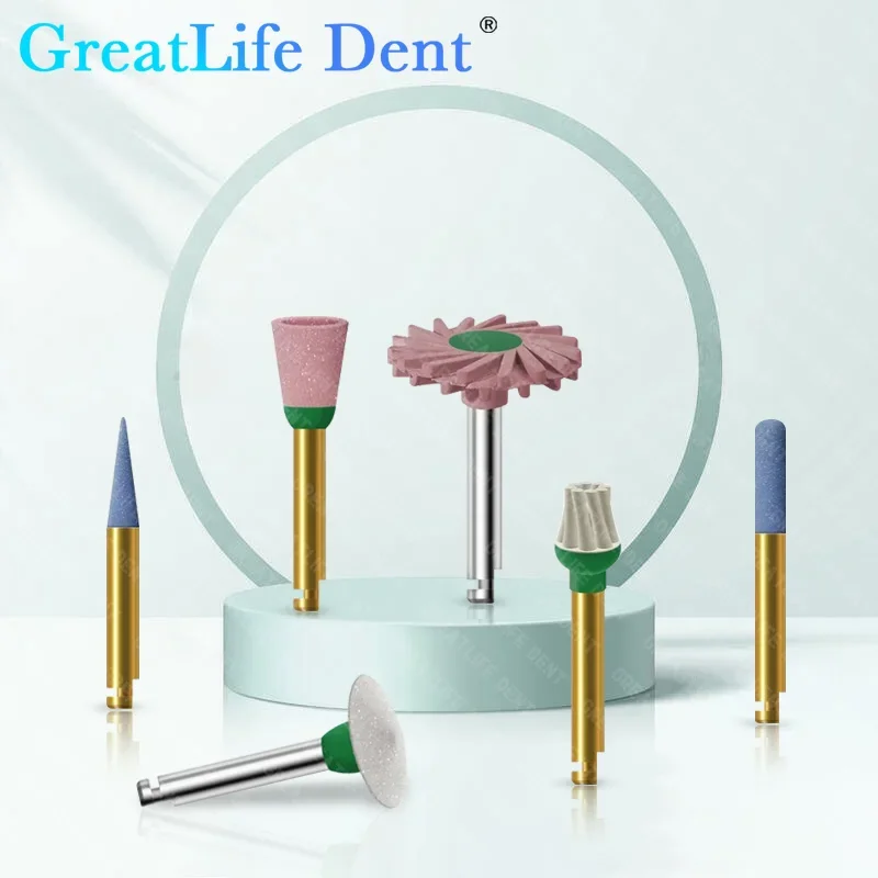 GreatLife Dent DR SERIES Resin Inlay Dedicated Grinder Head Coarse/medium/ Fine）High-Quality Teeth Polishing Solution