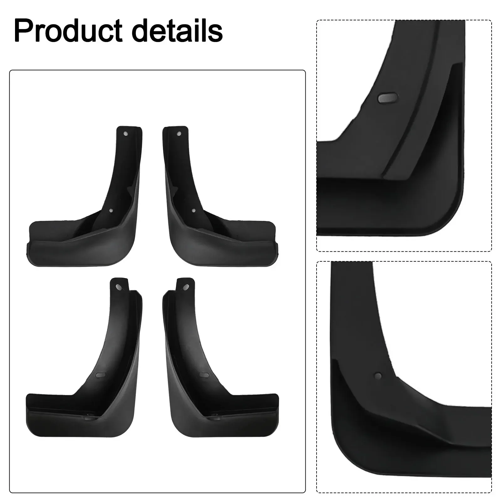 

For Golf Mk7 GTD GTD Hatchback Mud Flaps Car Body Maintenance Dirt And Road Debris Protection Easy Installation