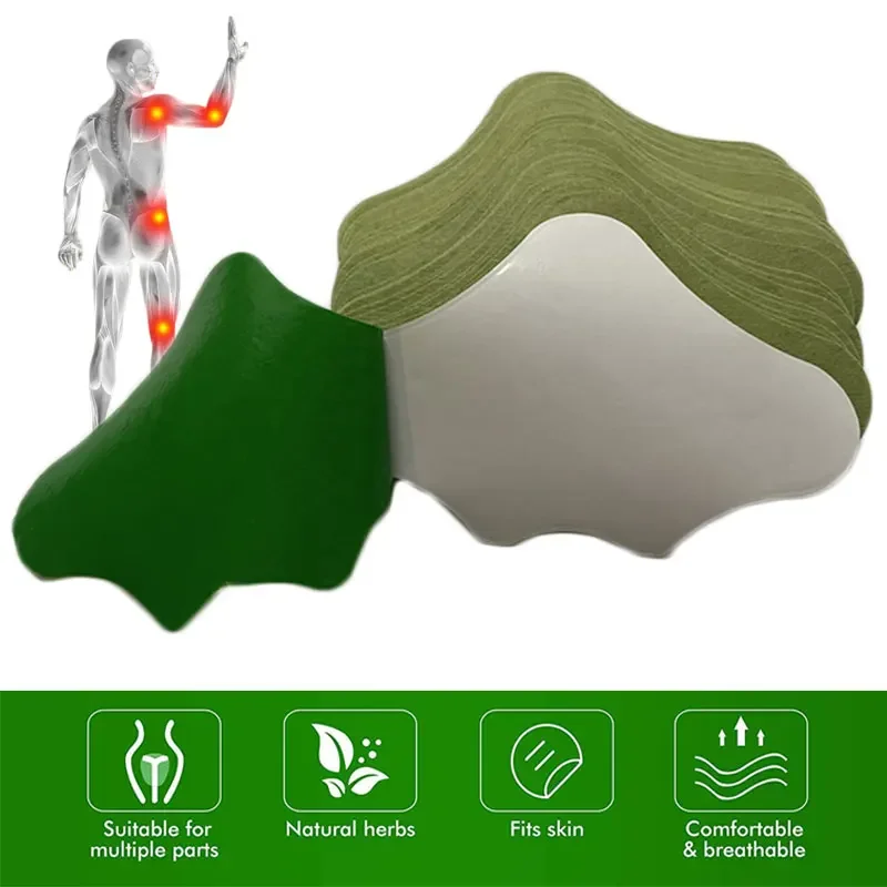 60/24/12/6Pcs Wormwood Lumbar Spine Arthritis Stickers Relieve Waist and Shoulder Neck Knee Foot Pads Self-heating Body Patches