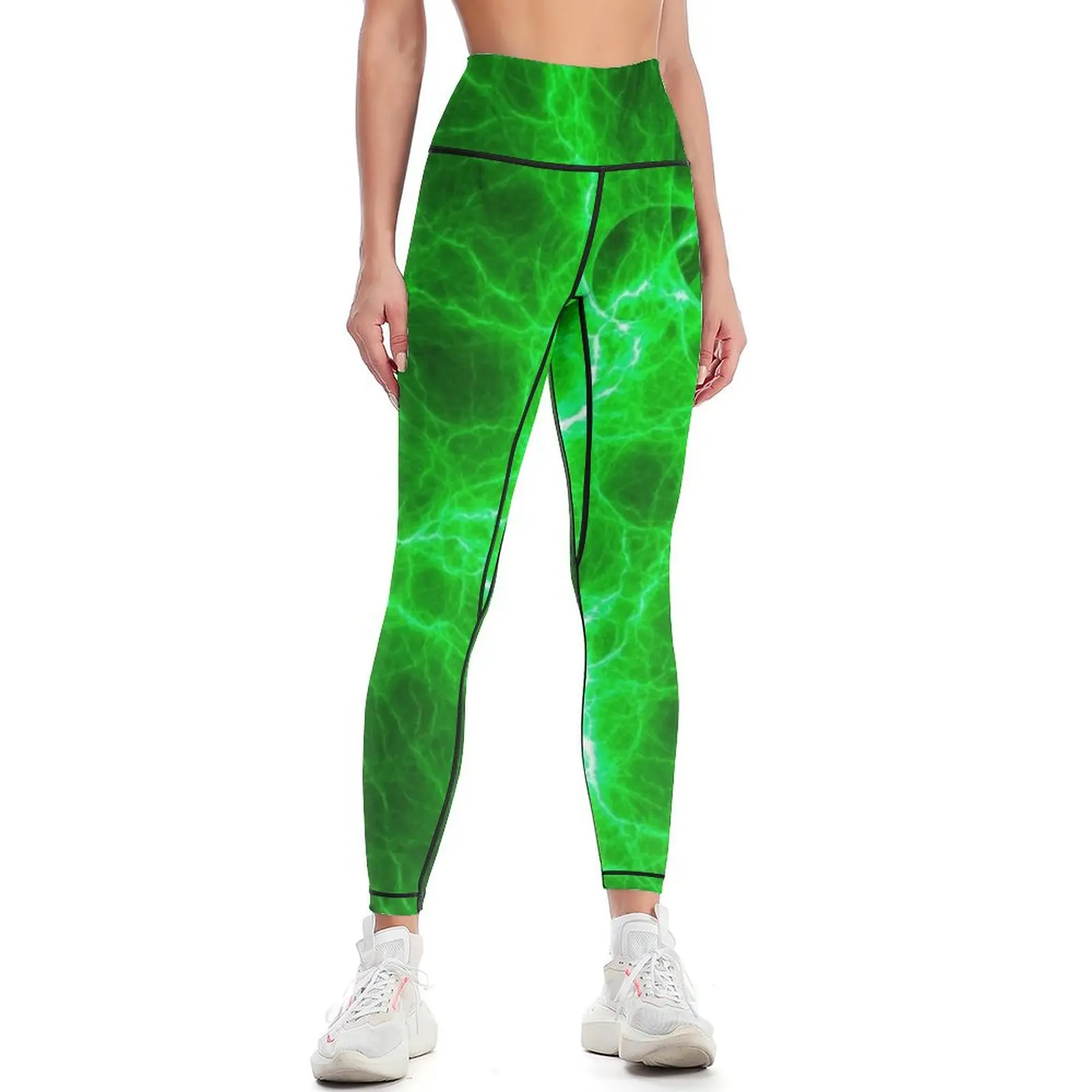 

Green Storm Leggings gym's sportswear Women's push up sportswear for gym Womens Leggings