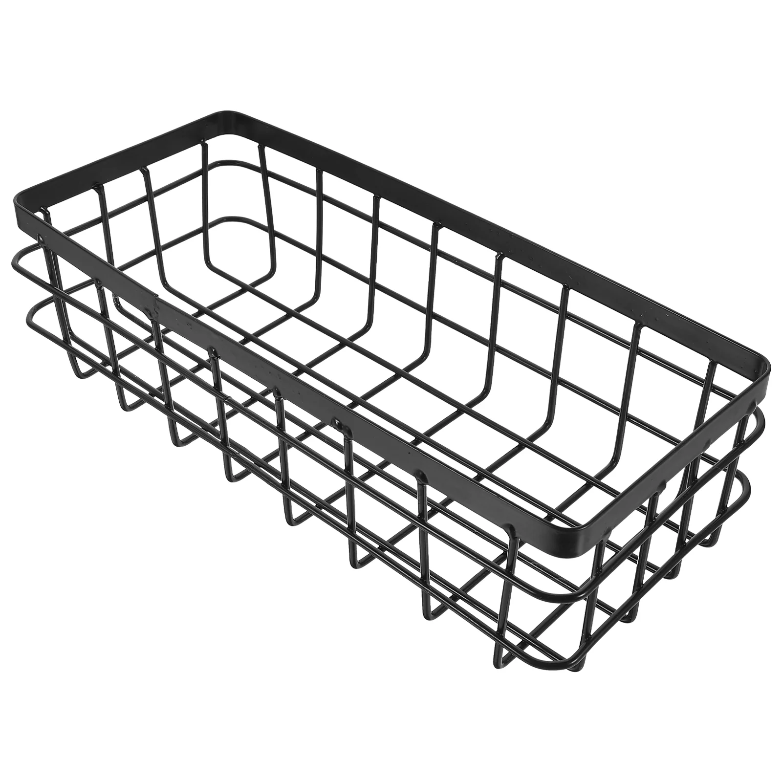 Accessories Metal Storage Basket Bins Bathroom Wall Mount Sponge Holder Wrought Iron