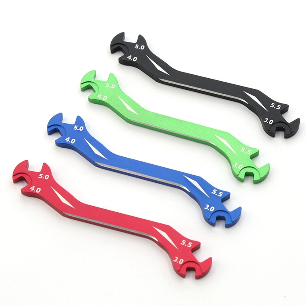 Multifunction 4 in 1 RC Special Tool Wrench 3/4/5/5.5MM for Turnbuckles & Nuts Rc Drone Car Boat,2