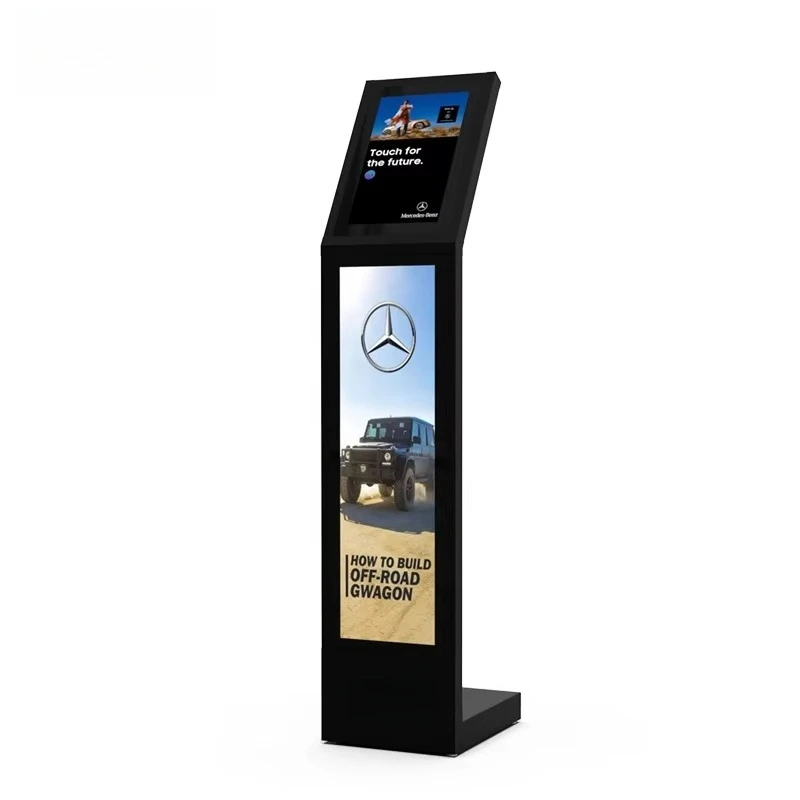 Floor Standing Portable Lcd Advertising Information Kiosk Touch Screen Strip Digital Signage Shelf Edge Banner LCD