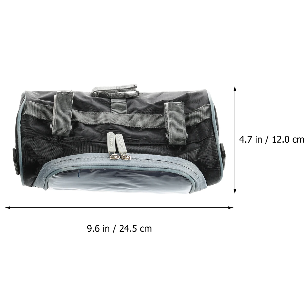 

Waterproof Bike Handlebar Bag Oxford Cloth Large Capacity Front Pack For Phone Keys Sunglasses With Transparent Pvc Compartment