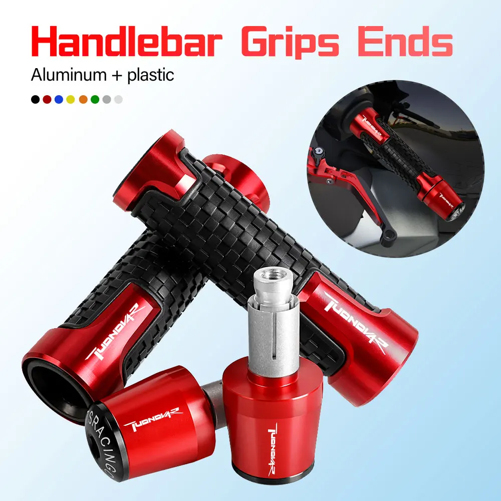 

7/8'' Anti-Slip Grip Hand Motorcycle Handlebar Handle Bar Grips End Plugs FOR Aprilia TUONO V4R 2012 2013 2014 2015 2016 2017