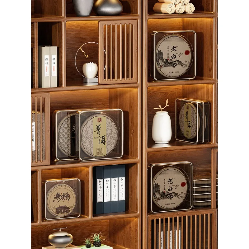 Pu'er tea  cake storage box sealed moisture-proof tea leaves, white  357g cake  storage tank does not contain tea cakes