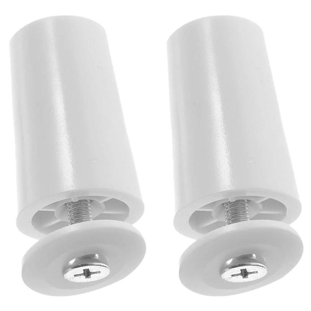 2 Pcs Blinds Window Coverings Roller Shutters Buffer Replacement Pin Stop Stopper Accessories for White Fasteners