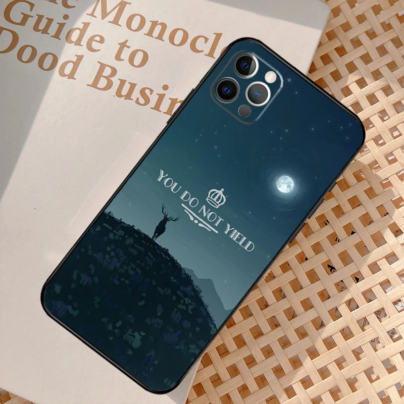 Throne Of Glass Case For iPhone 16 12 11 13 14 15 Pro Max Mini XR X XS MAX 5S Plus Cover