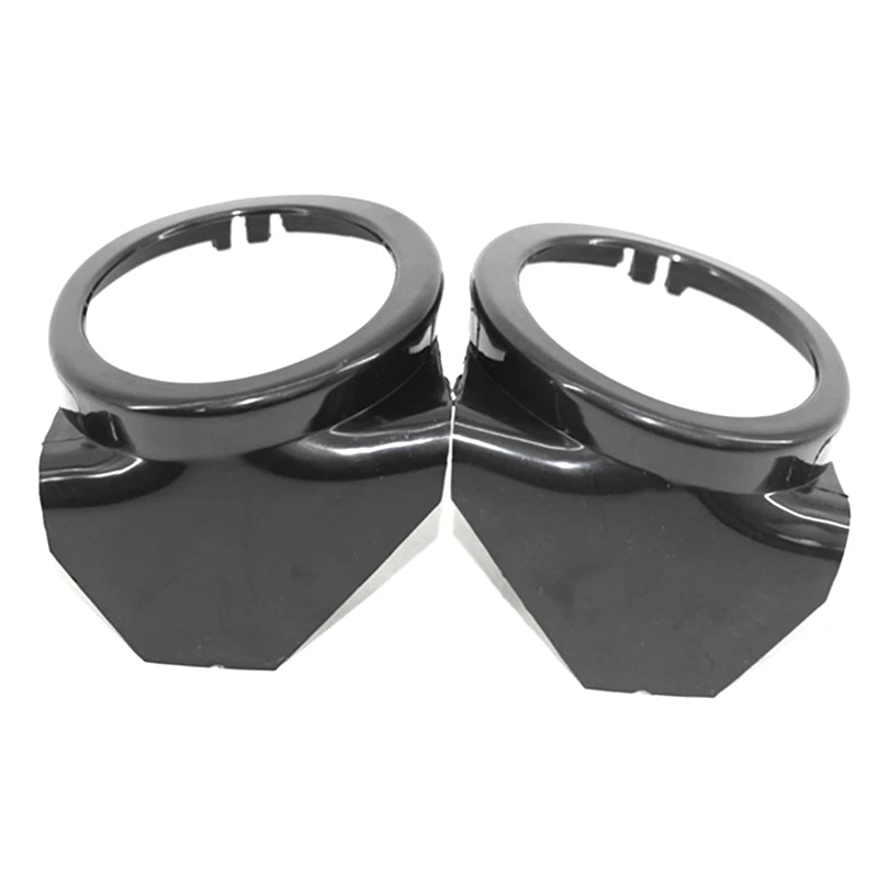 51112695255 51112695256 Black Fog Light Lamp Cover Trim Ring Fit For BMW E46 M3 2001 - 2006 Replacement Parts