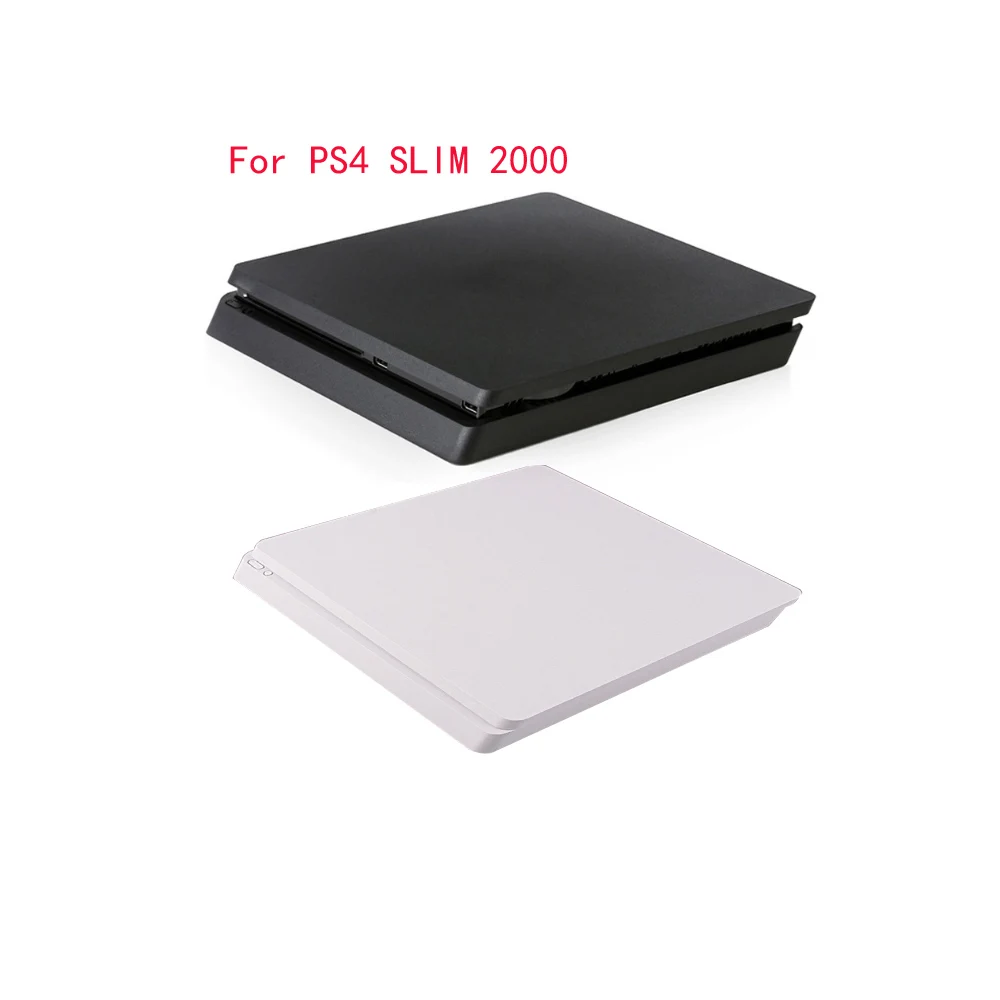 

Housing Case For PS4 slim 2000 Console White black Color Housing Case House Shell Cover Upper Front TOP Bottom Shell