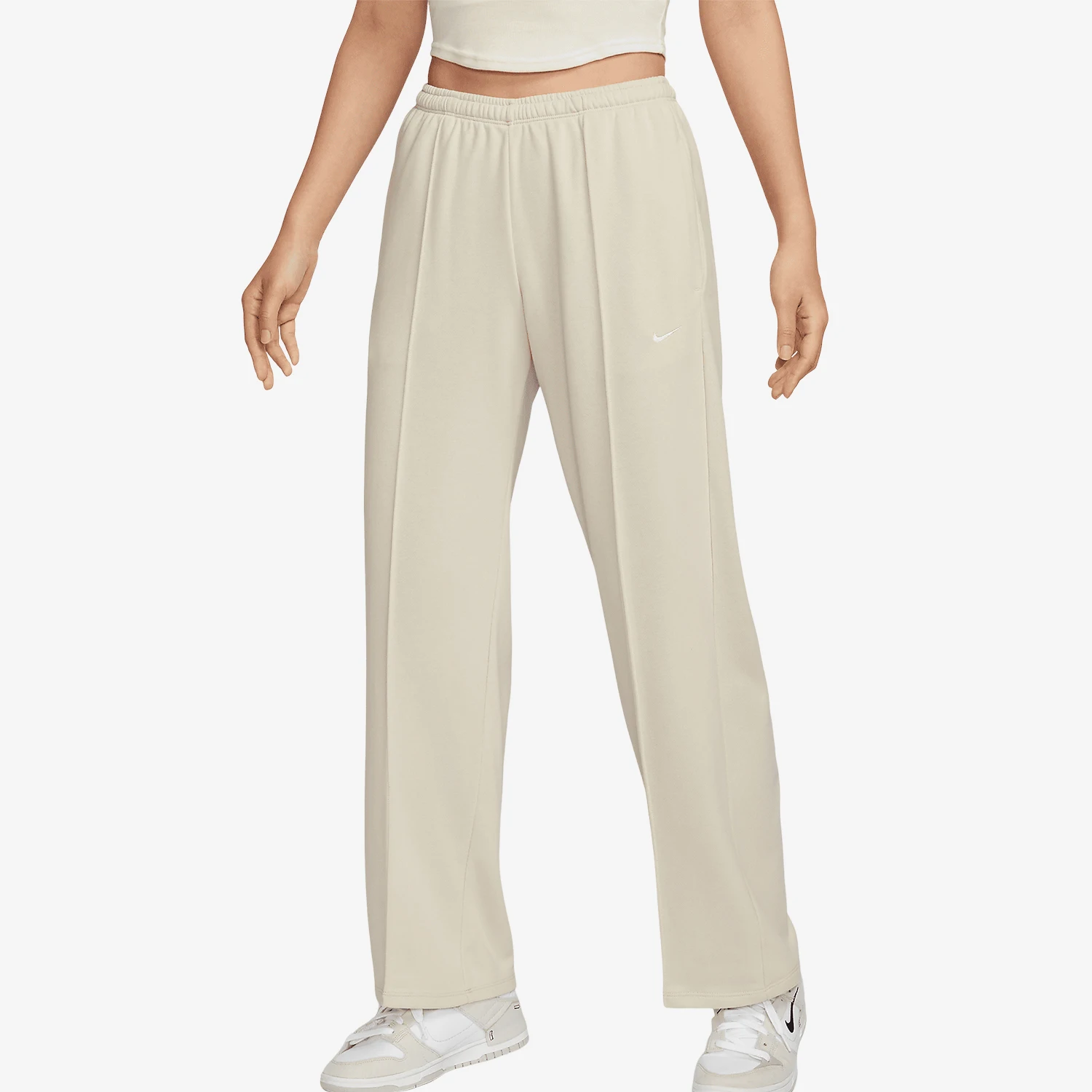 

Оригинальные новые женские широкие вязаные брюки Nike HF6459-104