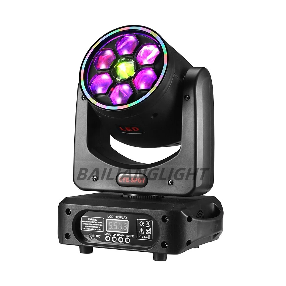150W Bee Eye Moving Head Lights RGBW Gobos Stage Lights DMX512 Control DJ Lights For Christmas Disco Party Club Bar Show
