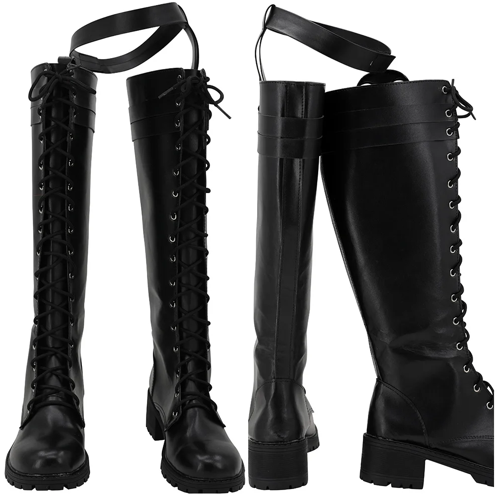 Genshin Impact-zapatos de Lyney para adultos, botas de fantasía, Disfraces de Halloween, accesorios hechos a medida, para hombre y mujer