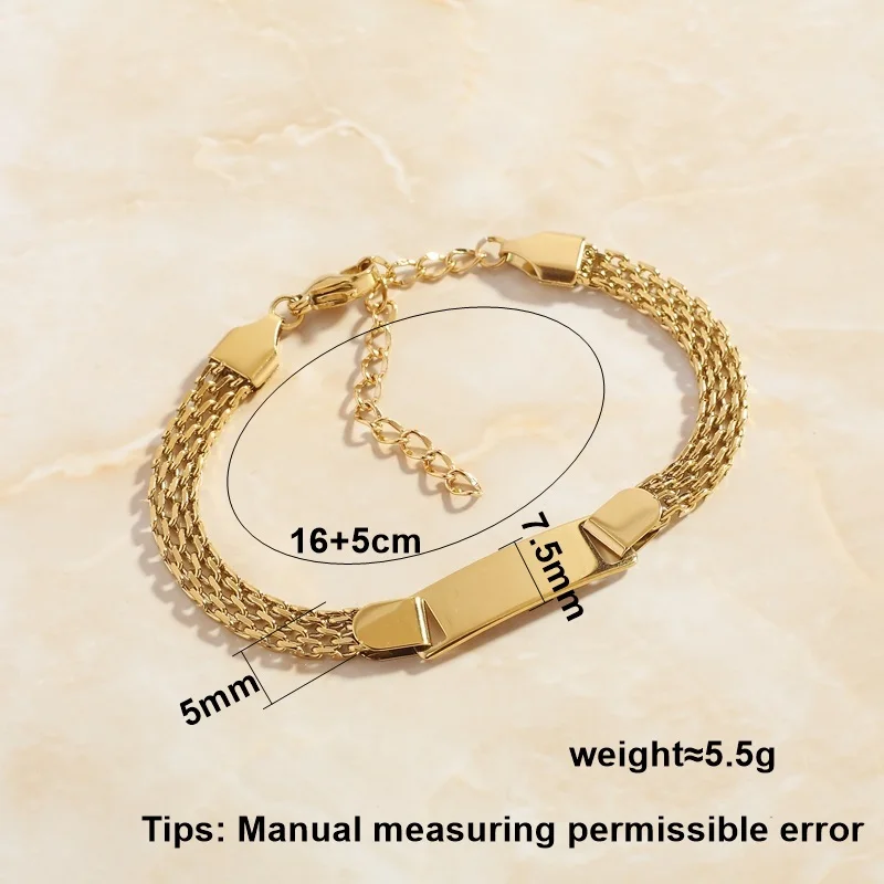 SOMMAR online shopping india PVD plating Maiden bracelet Mesh bracelet one orientation Girlfriend Birthday's Gift