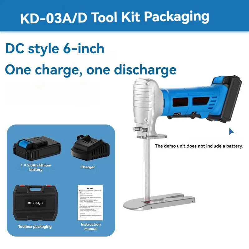 KD-03A Electric Sponge Cutting Saw Efficient Cutter For Packaging EVA Foam Liner Buffer Material Cutting Handheld Machine