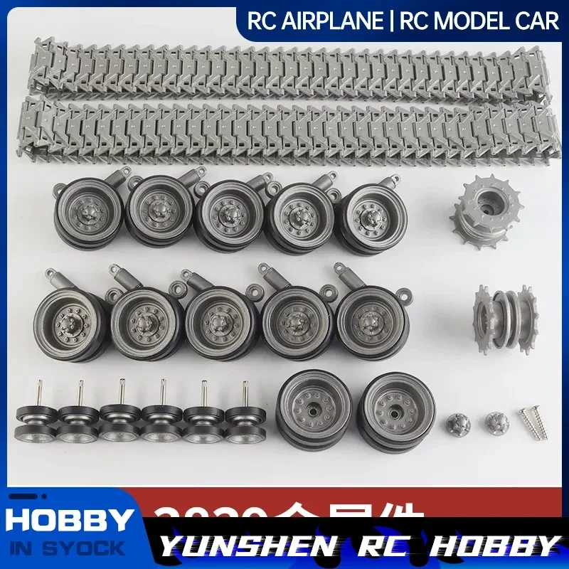 Henglong 1/16 M41 Walker Bulldog 3839 RC Tank Metal Upgrade Parts Tracks Sprockets Road Wheels Shock Arms