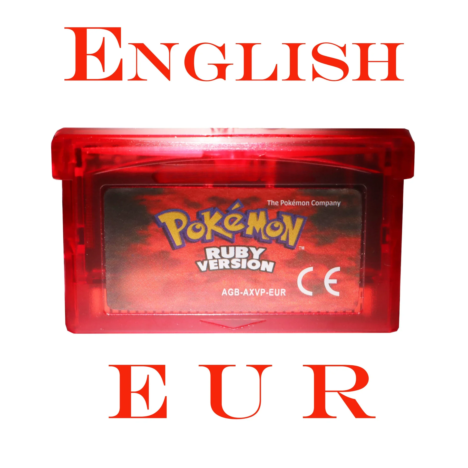 GBA – carte de jeu rétro, cartouche de jeu vidéo Pokémon, bleu/rouge/vert/feu/Chlorophyte, Version européenne, anglais, cadeaux pour enfants