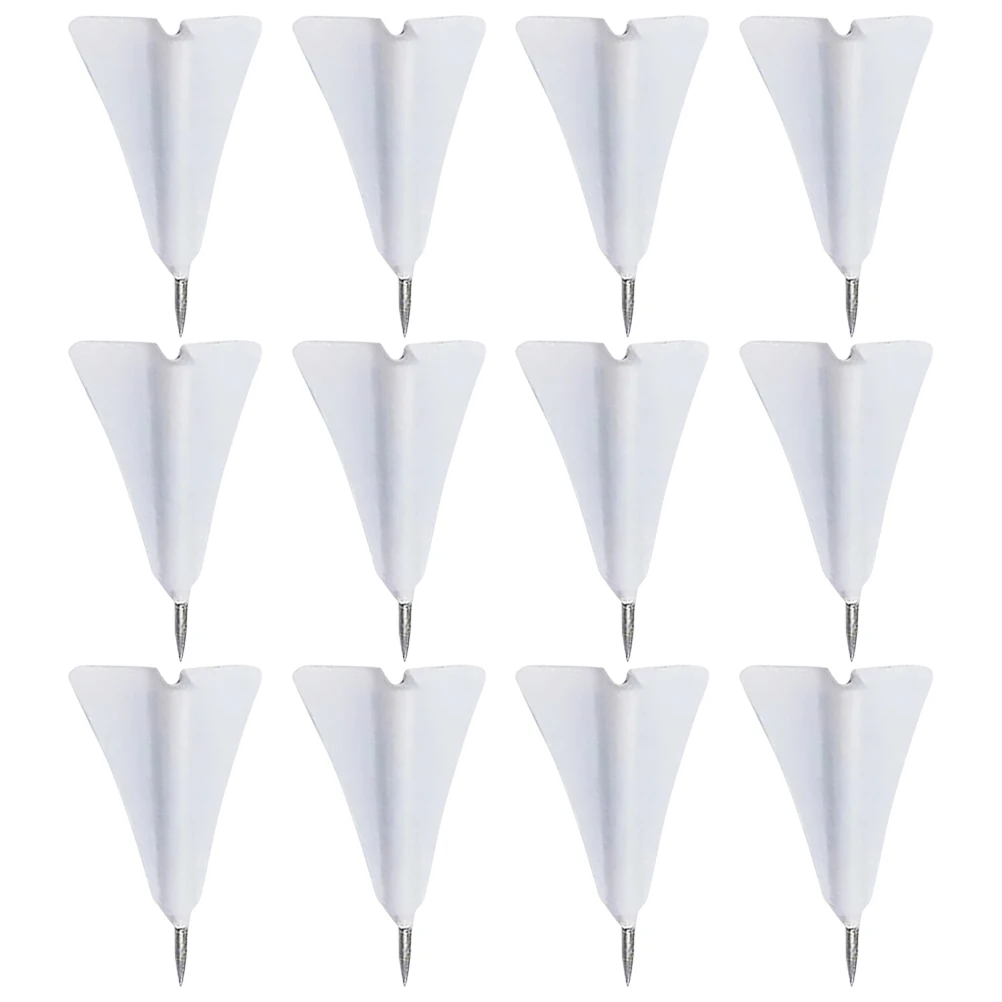 

12 Pcs Paper Airplane Thumbtacks Creative Design Bulletin Board Accessories Map Markers Premium Material