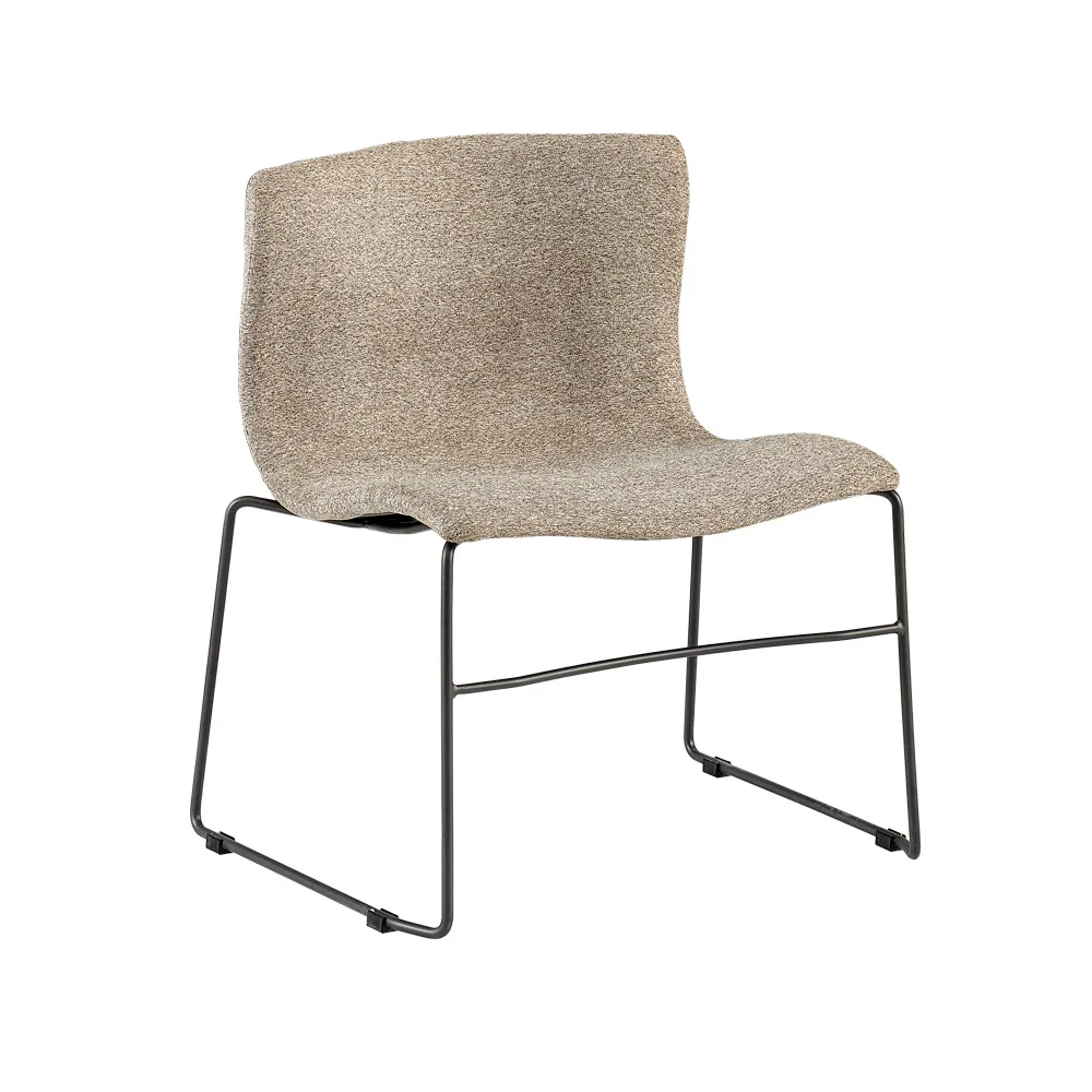 

Nordic body mechanics Dining Chair Cotton Linen Soft Bag Backrest Chair Home Retro Coffee Shop Leisure lounge stool furniture