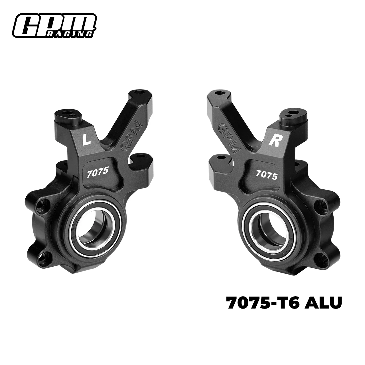 

GPM 7075 Alloy Front Oversized Steering Blocks For TRAXXAS 1/6 Funco Pro Scale 2Wd Sand Car 8S