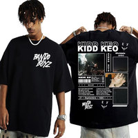 Rapper Kidd Keo Bando Boyz Tour Graphic T-shirts Men's Women Harajuku Hip Hop Pop Music T Shirt 100% Cotton High Quality T Shirt