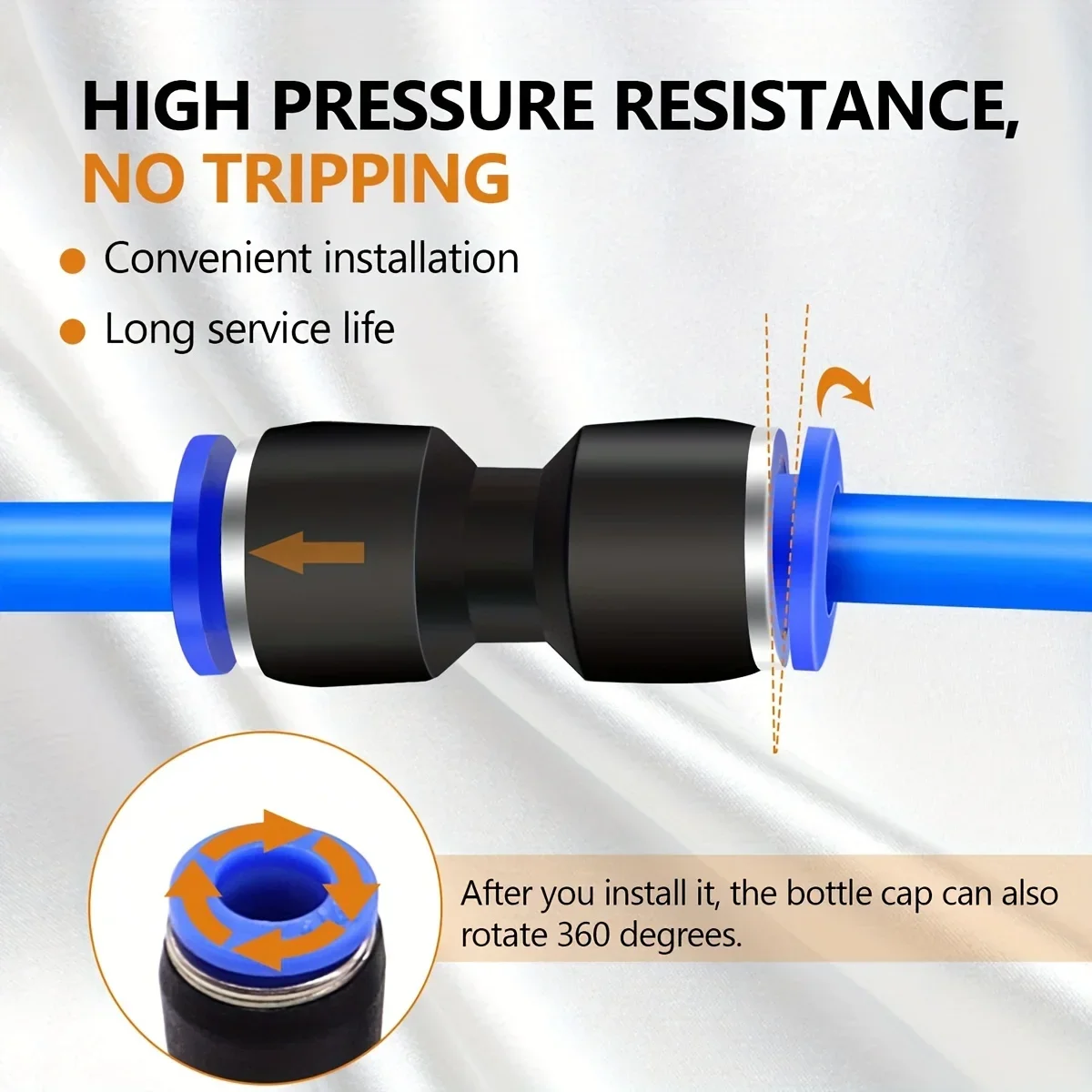 32PCS Pneumatic Fittings Kit 4mm 6mm 8mm 10mm Push to Connect Air Hose Connectors Straight Elbow Tee Y Splitter Quick Release T&I Online Store