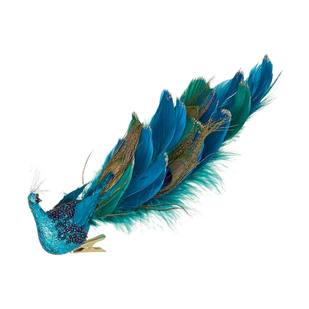 

Decor Simulated Peafowl Tabletop Ornament For Home Desk Garden Decoration Bonsai Adornment Miniature