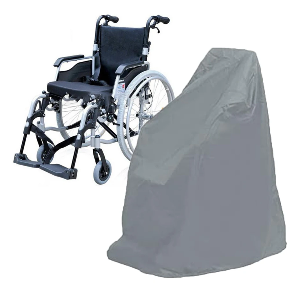 Protective Waterproof Wheelchair Cover in 210D Oxford Fabric with Elastic Cord for Reliable Fit and Full Weather Protection