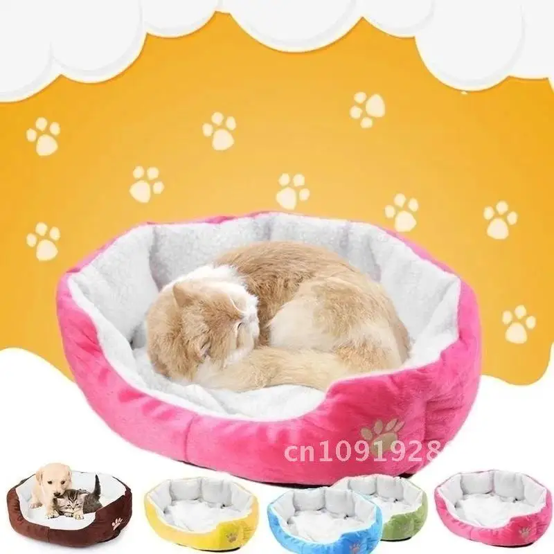 

New Pet Nest Velvet Dog Mat Pet House Fall Winter Warm Pet bed items Dog Elevated mat dog Bed Dog Cat bed Waterproof Pet Bed