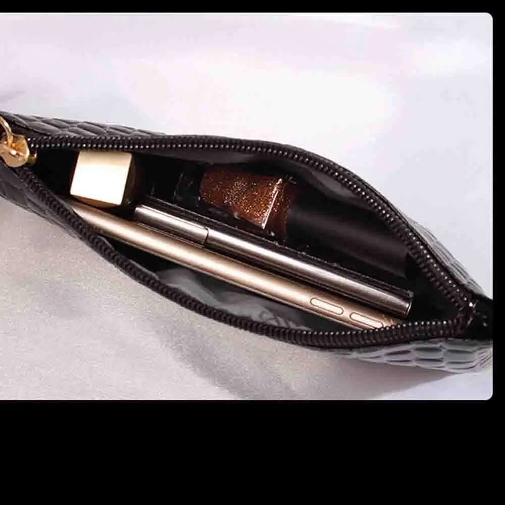 New Pu Crocodile Grain Hand Bag Wallet Woman Scratch Resistant Korean Mobile Phone Bag Business Lady Clutch Bag Coin Purse - view 6