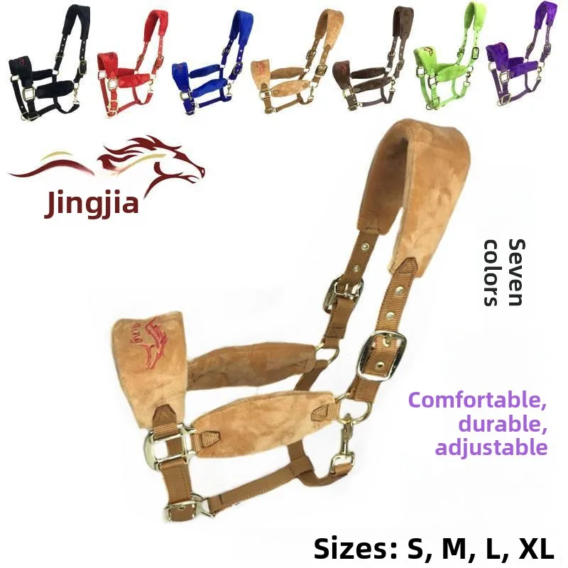 new-halter-training-device-small-size-donkey-head-bit-riding-equipment-ties-protective-gear-no-brand