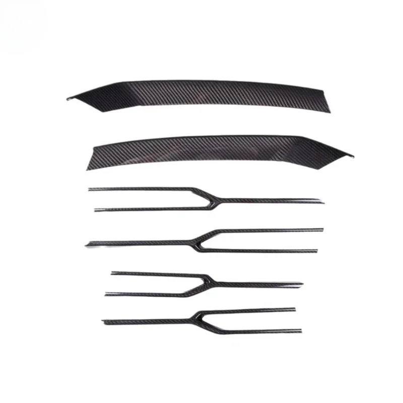 For Lamborghini Urus Real Dry Carbon Fiber front grille frame trim models exterior decoration after modification 2018-2023