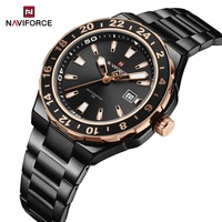 NAVIFORCE Brand Fashion Watch for Man Stainless Steel Belt Waterproof Quartz Male Wristwatches Casual Luxury Clock Reloj Hombre