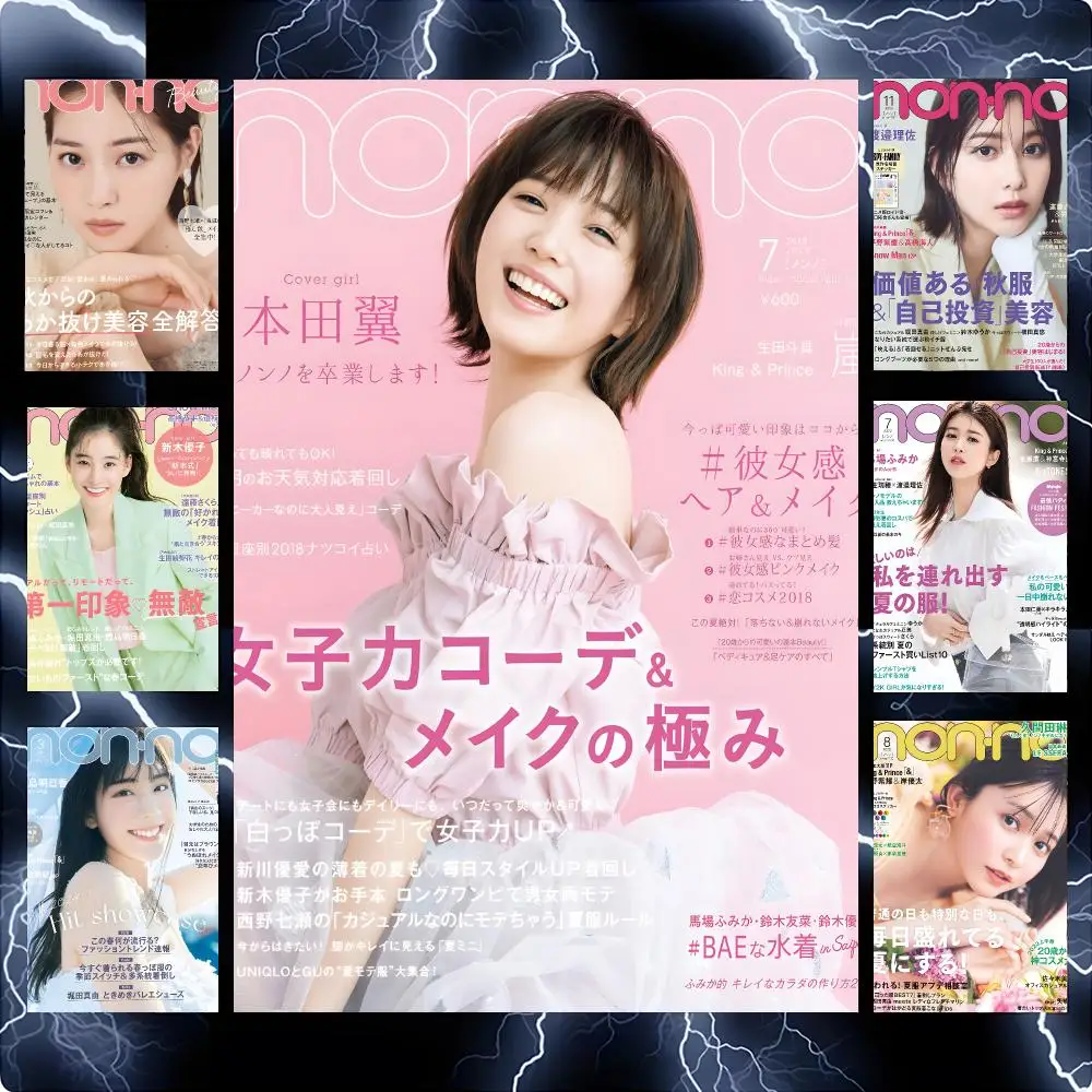 non-no Magazine Fashion Non No Poster Premium HD Wall Art Prints for Home Interior Styling and Gift Options