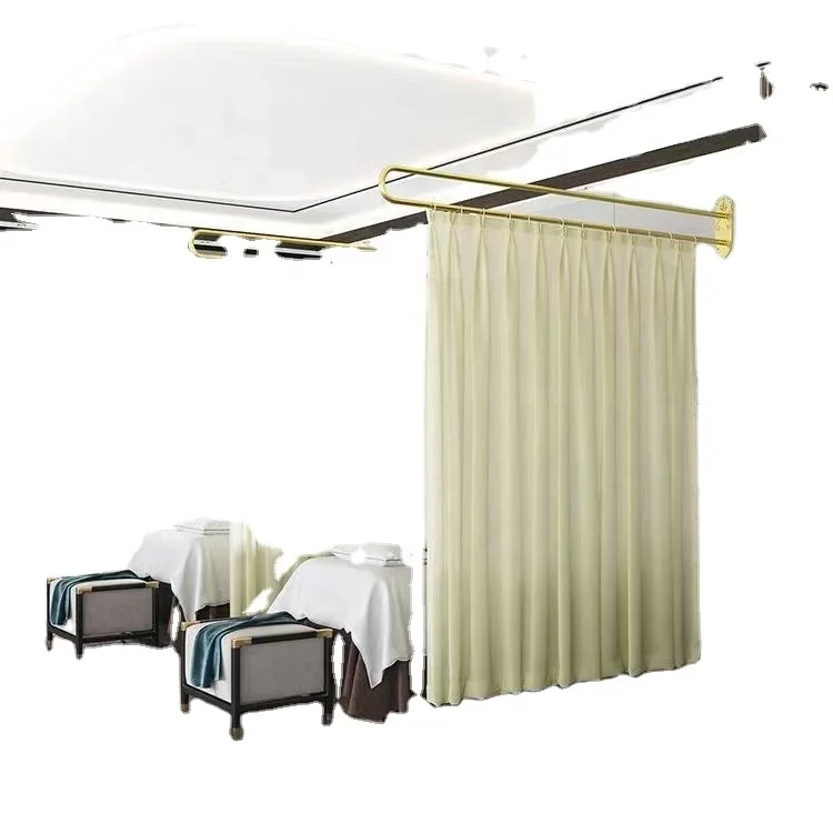 * Beauty Beauty Salon Curtain Personal Protective Equipment  Transparent but Non Permeable Velvet Fabric