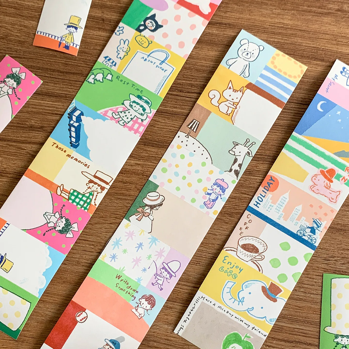 cute washi masking tape The Sticker Is Just A Color Block, Not Just A Pencil, But A Note Account