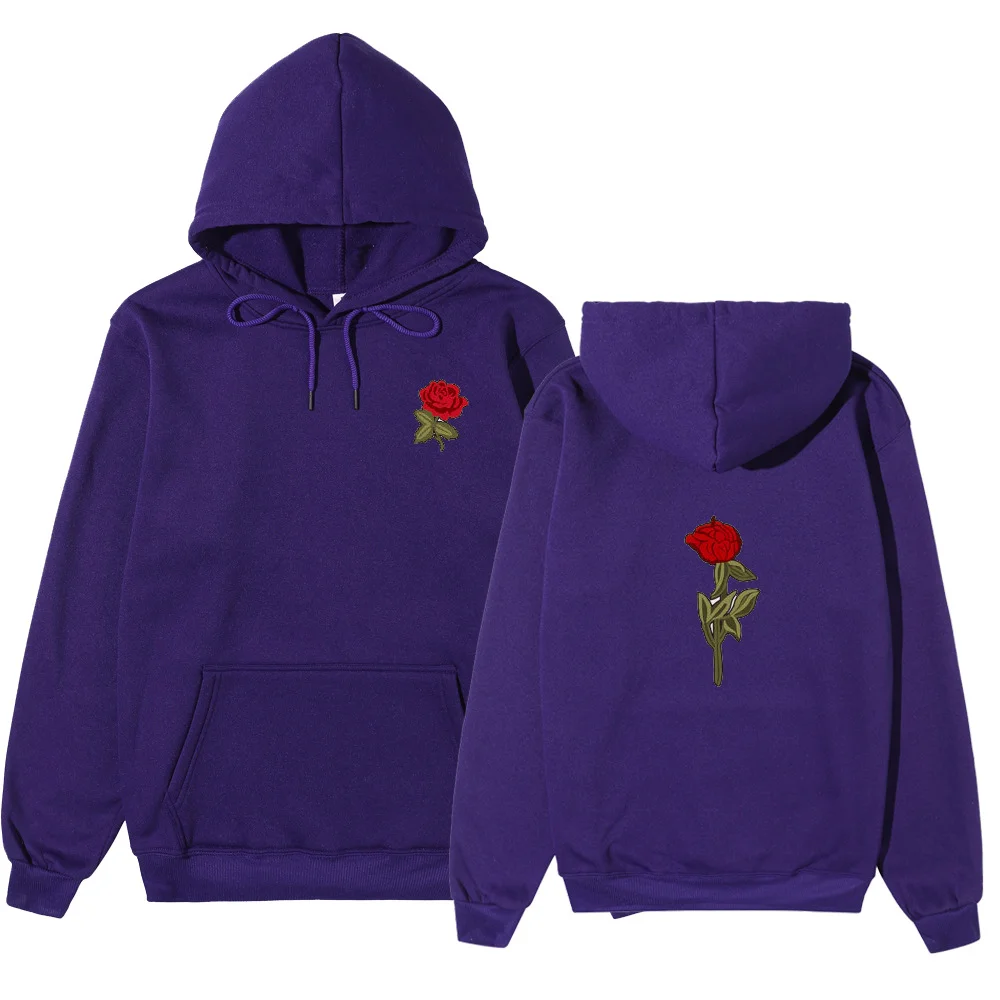 Sweats à capuche pour hommes et femmes – Sweat-shirt hip-hop en polaire People Are Poison Rose, chemise de sport à capuche