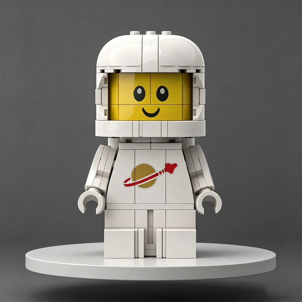 250PCS MOC Giant Baby Building Blocks Space Up-Scaled Baby Bricks Astronaut Model Building Blocks Classic Creative Assembly Toys