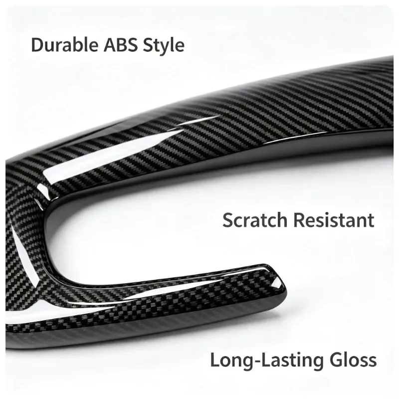 For Kia Sportage 2021: ABS Steering Wheel Trim Sticker - Self-Adhesive, Interior Trim Accessories No Drill