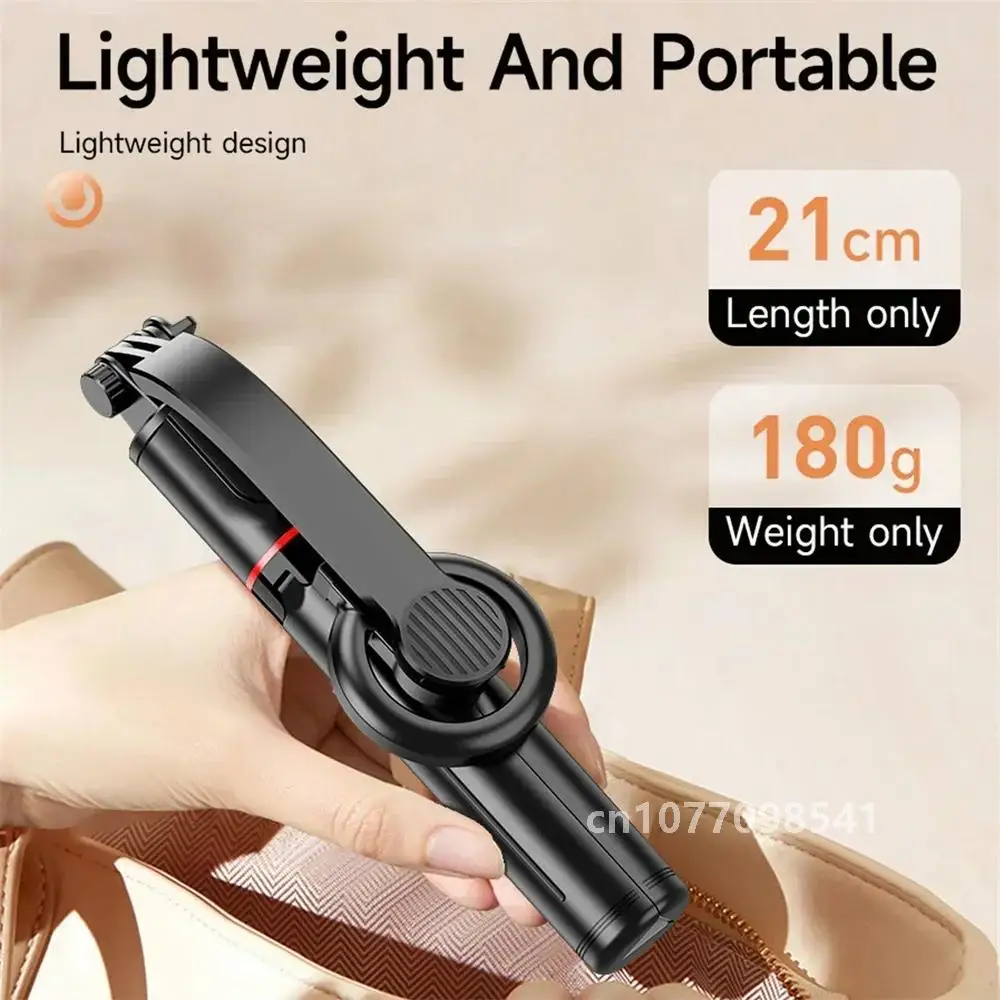 Magnetic Mini Selfie Stick ขาตั้งกล้องพร้อมรีโมทไร้สาย Bluetooth สําหรับ Magsafe IPhone 15 Android Monopod